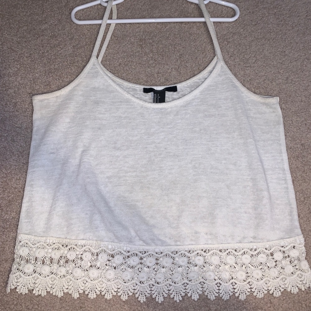 Flowy Knit Bottom Tank Top